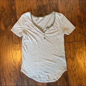Charolette Russe heathered gray shirt